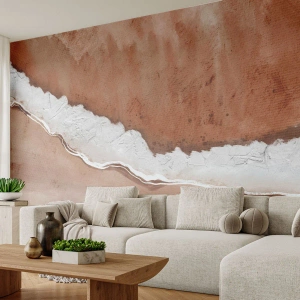 Tapet Premium Canvas - În culorile pământului - Margine, Nisip, plajă - 100x70 cm