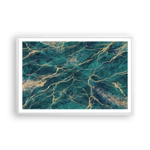 Poster în ramă albă - Filon de aur - 91x61 cm