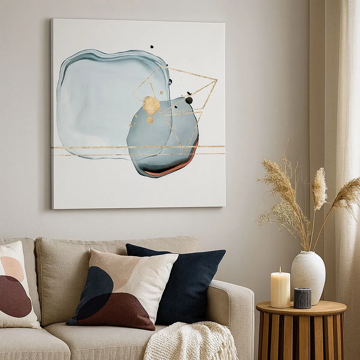 Tablou pe pânză - Studiul picăturii - 30x30 cm