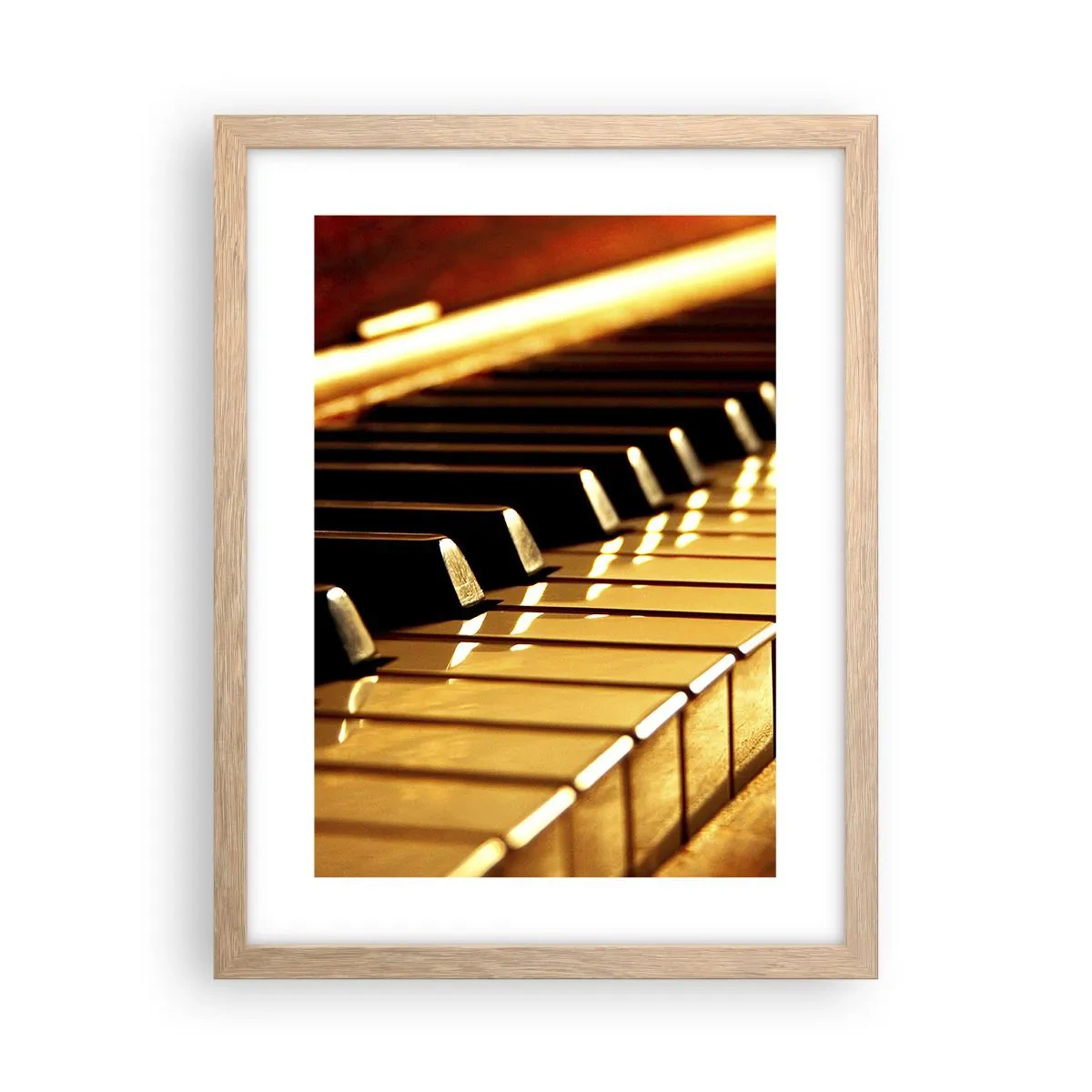 Poster în ramă de stejar deschis - Posibilități nelimitate - 30x40 cm