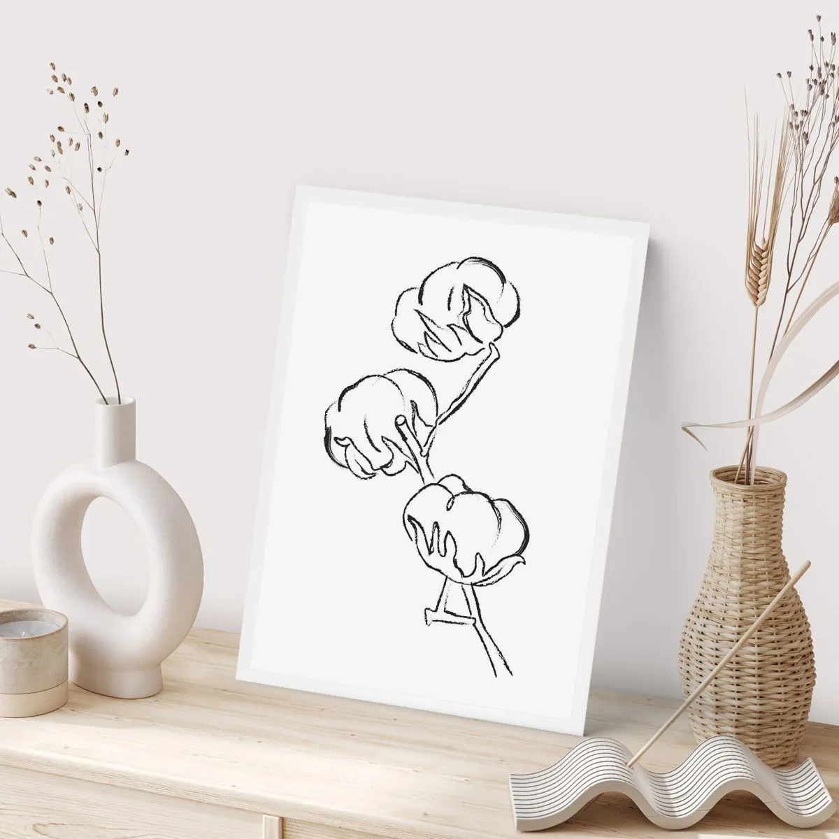 Poster - Pufuri de bumbac - 50x70 cm