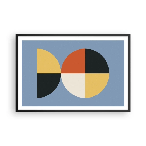 Poster în ramă neagră - Uită-te și numără - 91x61 cm