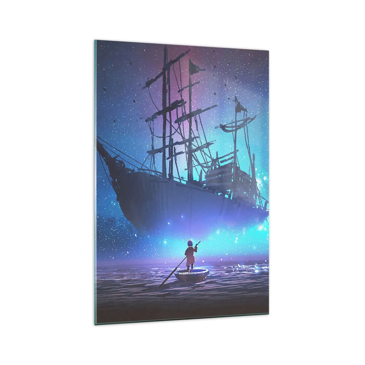 Tablou pe sticlă - Întâlnirea cu mitul mării - 70x100 cm