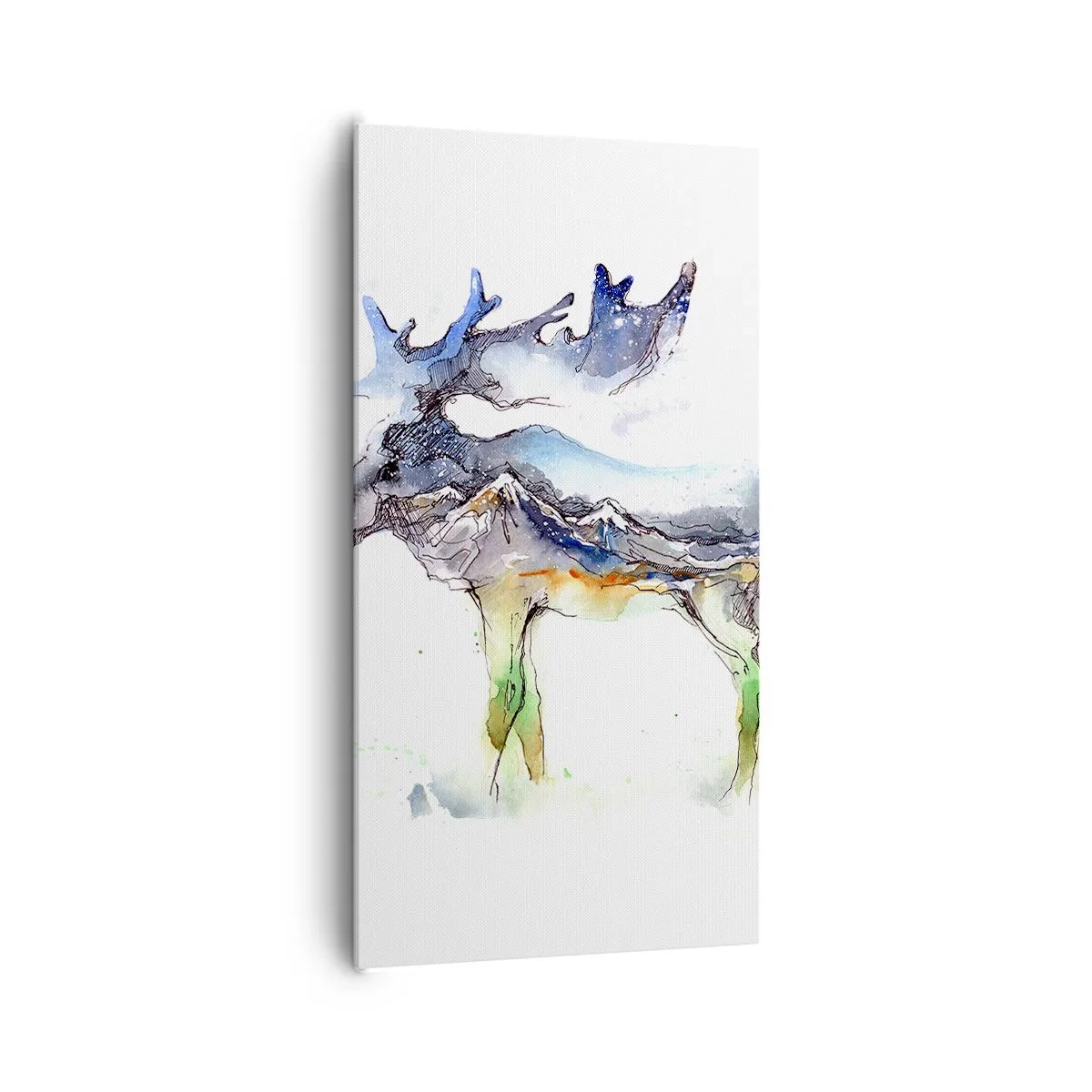 Tablou pe pânză - Eroul poveștii de iarnă - 65x120 cm