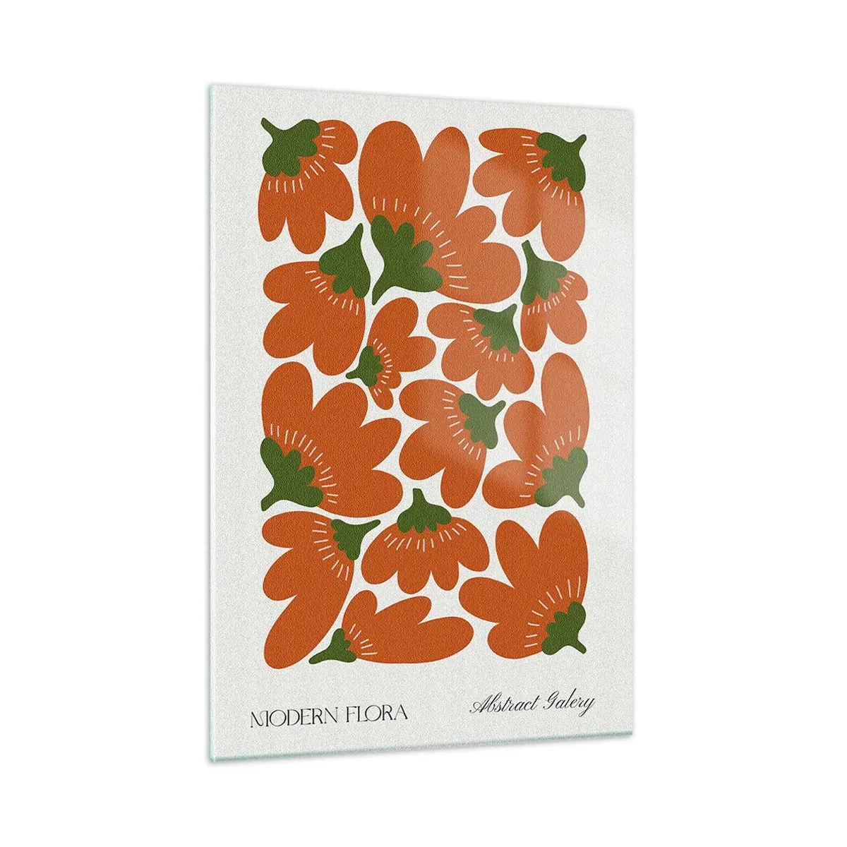 Tablou pe sticlă - Din viața unei flori - 50x70 cm