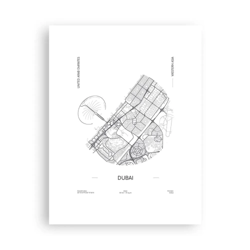 Poster - Anatomia Dubaiului - 30x40 cm