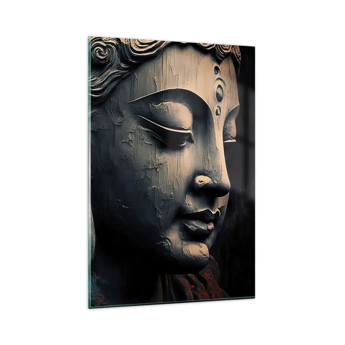 Tablou pe sticlă - În ton cu lumea - 80x120 cm