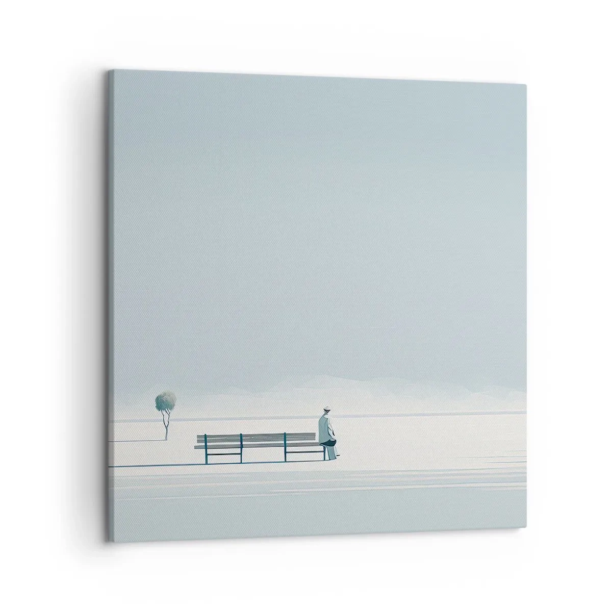 Tablou pe pânză - Da, aștept. - 50x50 cm