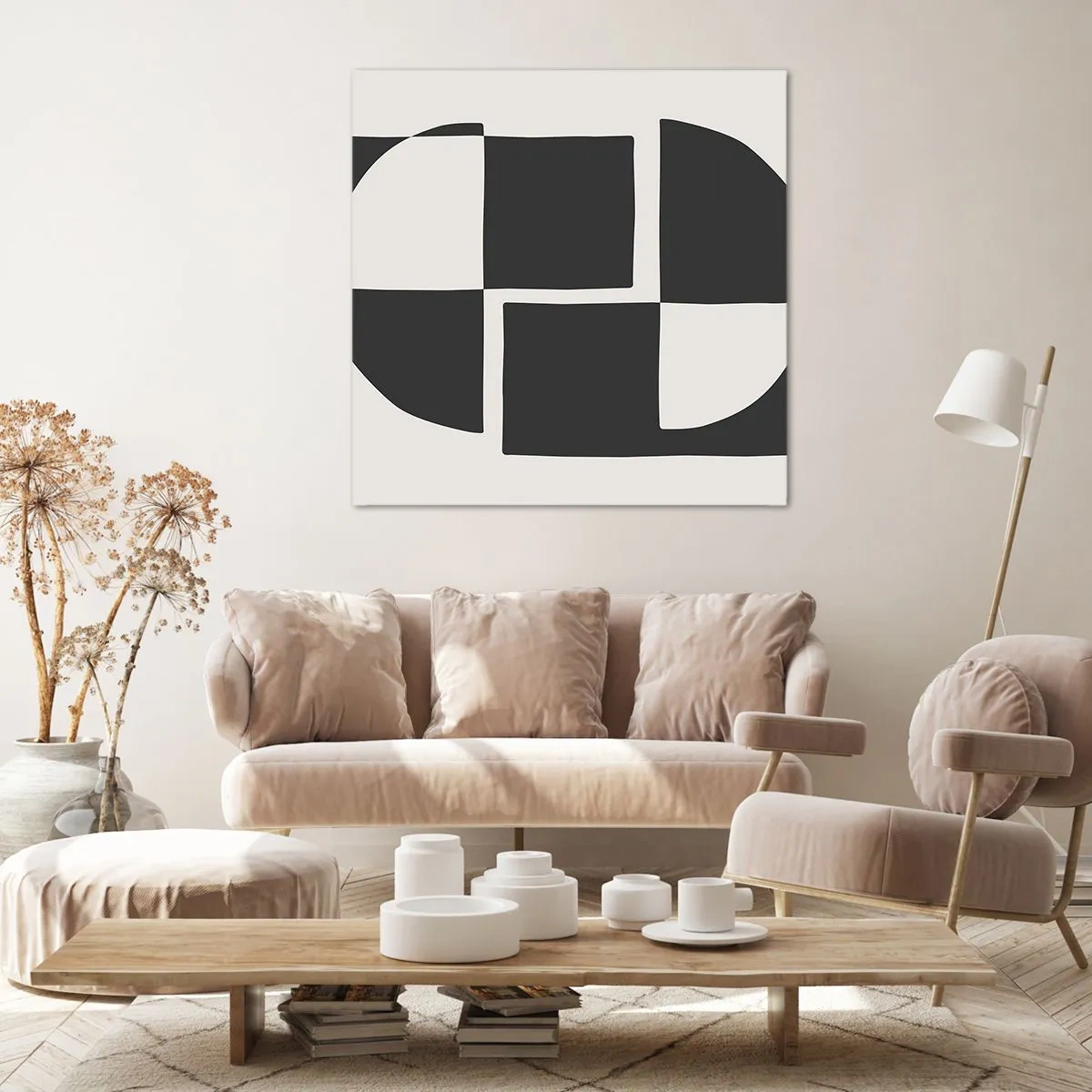 Tablou pe pânză - Antiteză - sinteză - 50x50 cm