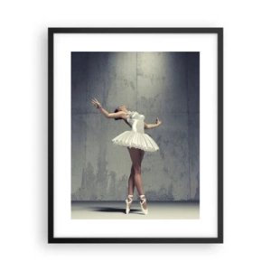 Poster în ramă neagră - Ușoară ca o pasăre - 40x50 cm