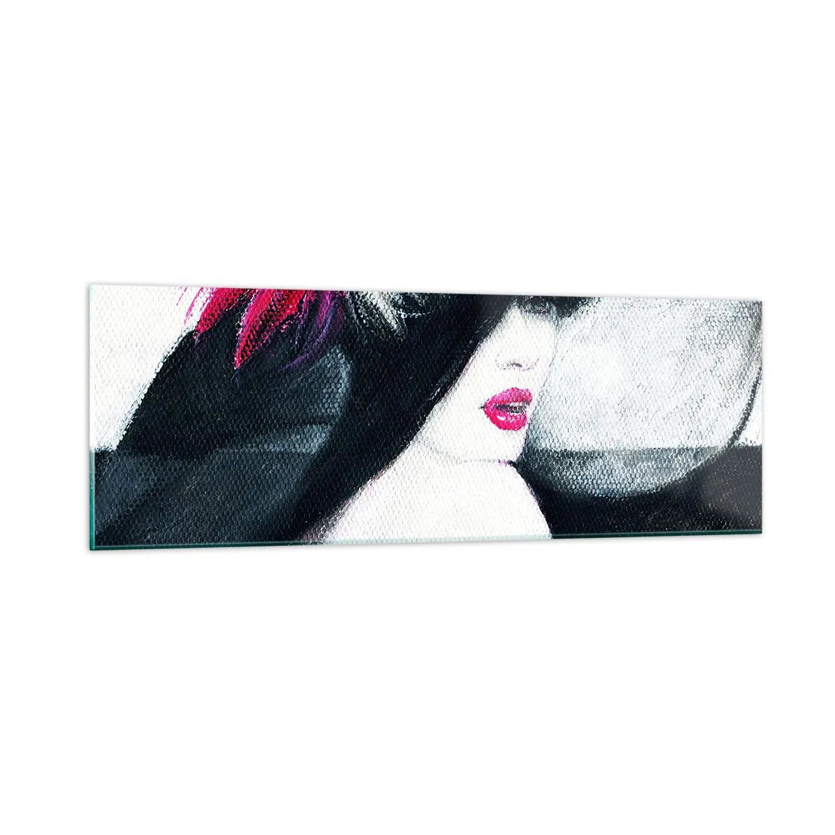 Tablou pe sticlă - Întotdeauna un mister - 90x30 cm