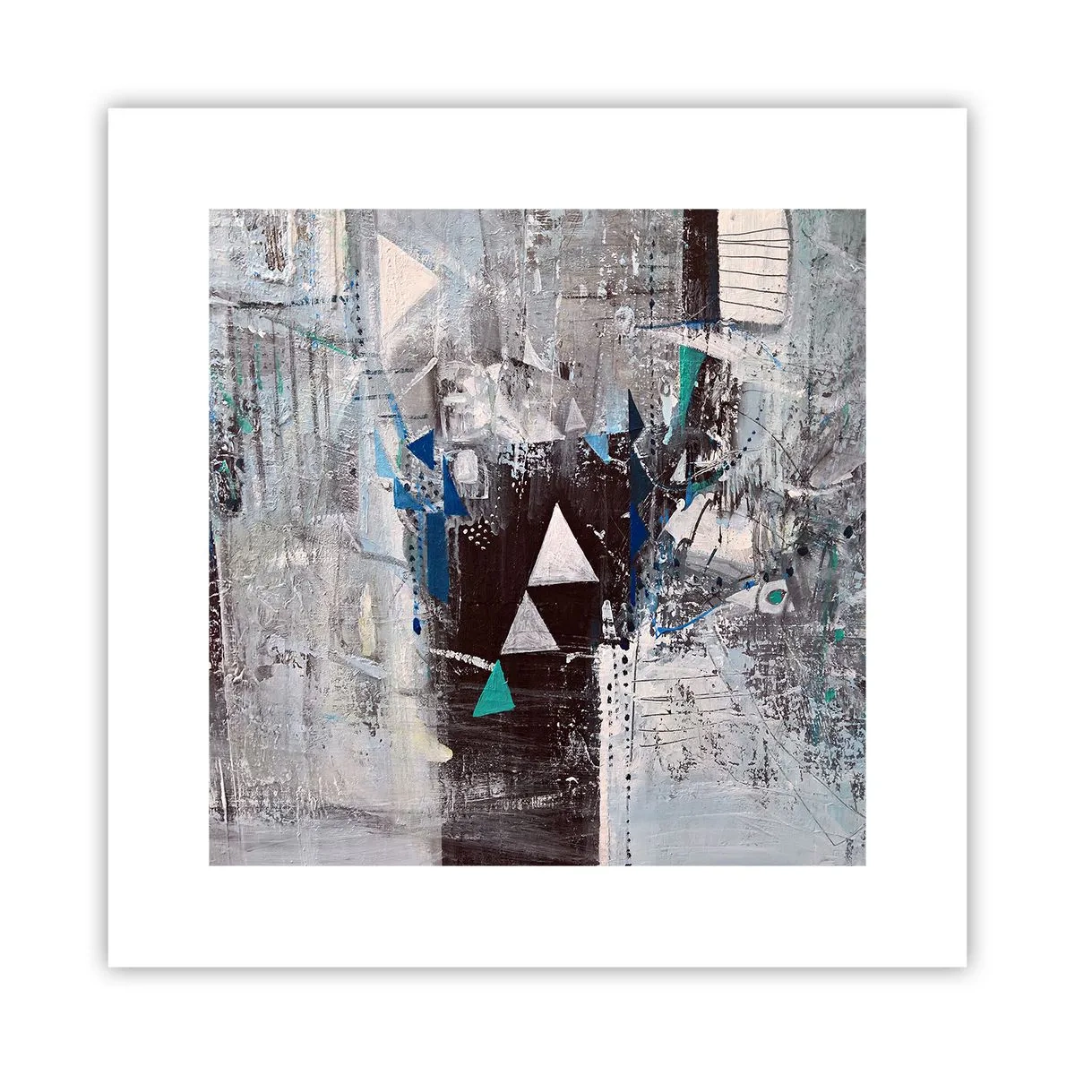 Poster - Ordinea superioară a triunghiurilor - 30x30 cm