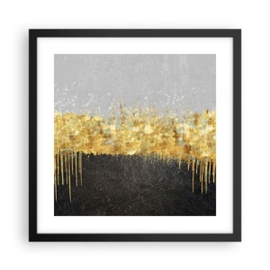 Poster în ramă neagră - Înăuntru și în sus - 40x40 cm