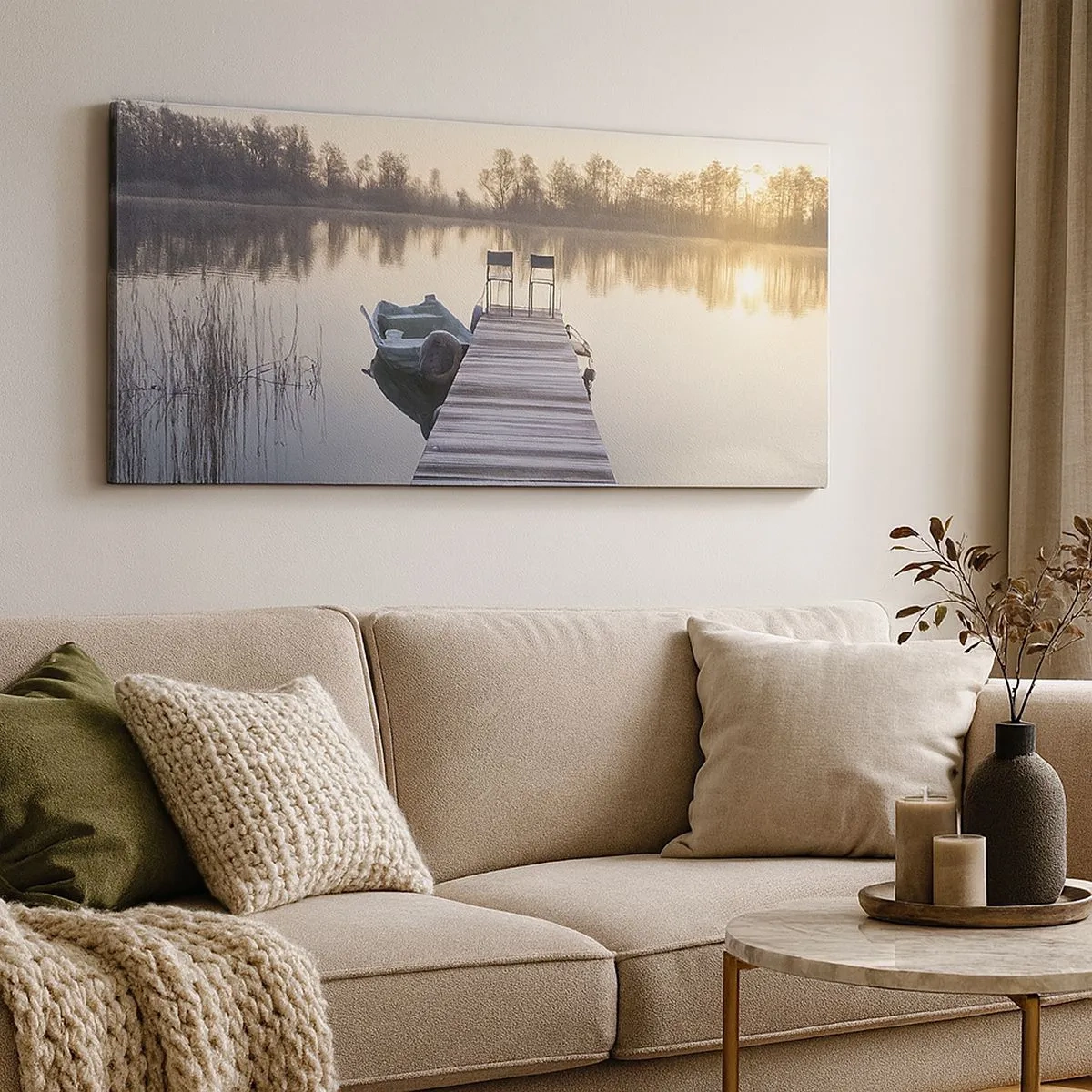 Tablou pe pânză - O să mă întorc în curând - 100x40 cm