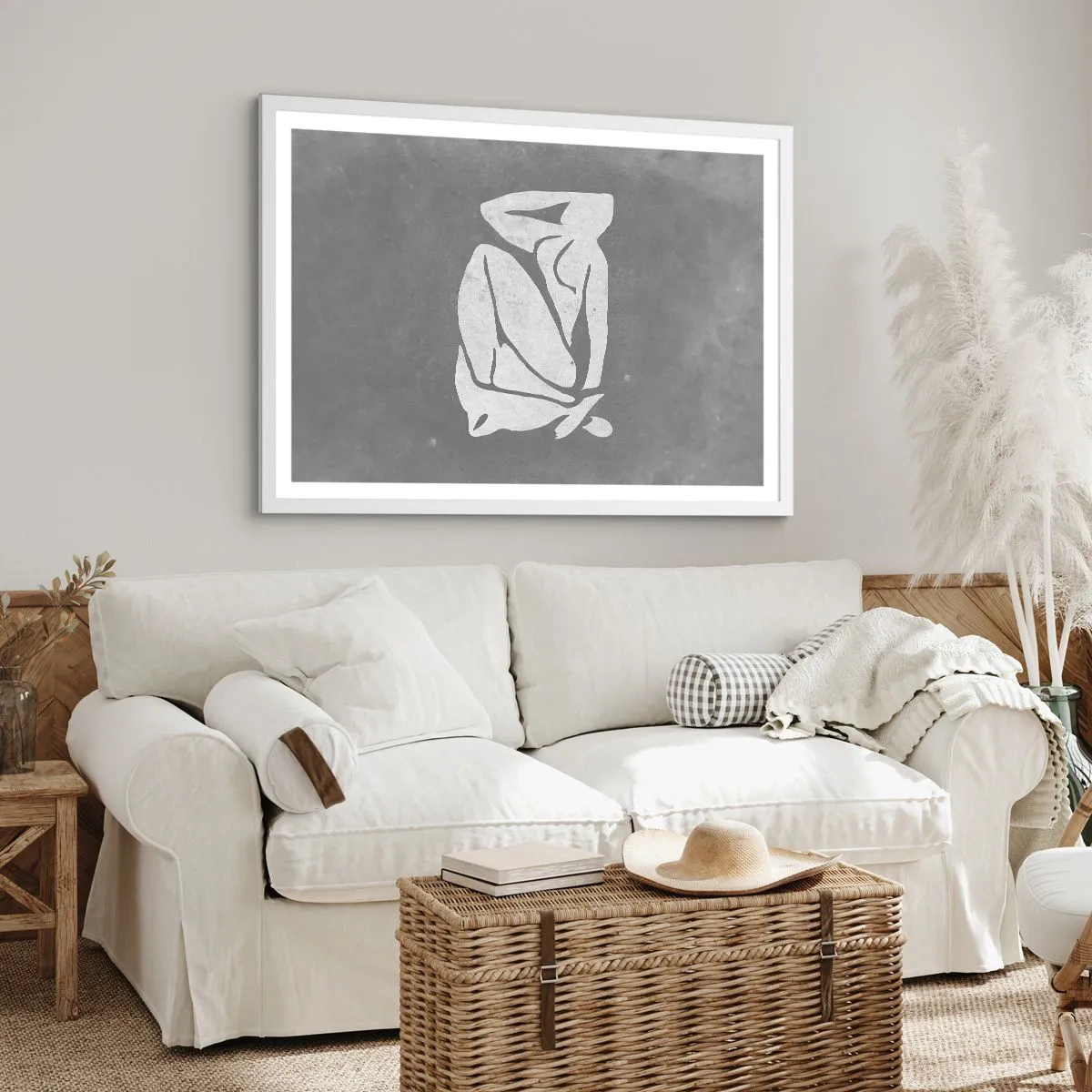 Poster în ramă albă - În reverie - 100x70 cm