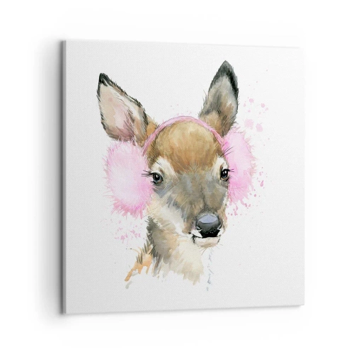 Tablou pe pânză - Și gerul nu mai este înfricoșător - 50x50 cm