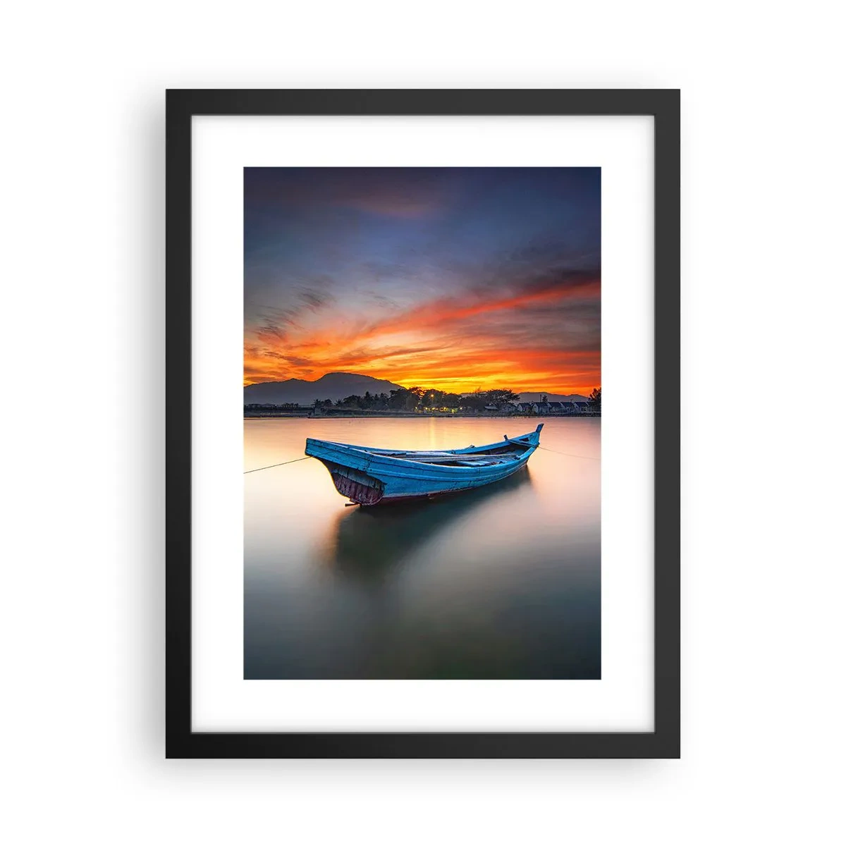 Poster în ramă neagră - O noapte bună înainte - 30x40 cm