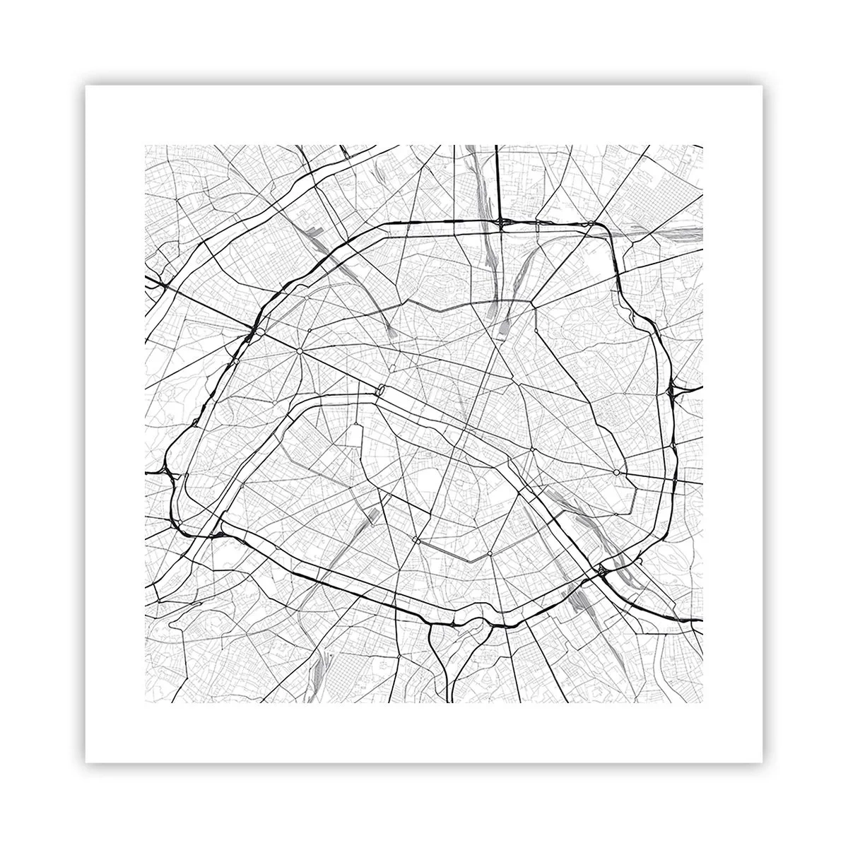 Poster - Floarea Parisului - 40x40 cm