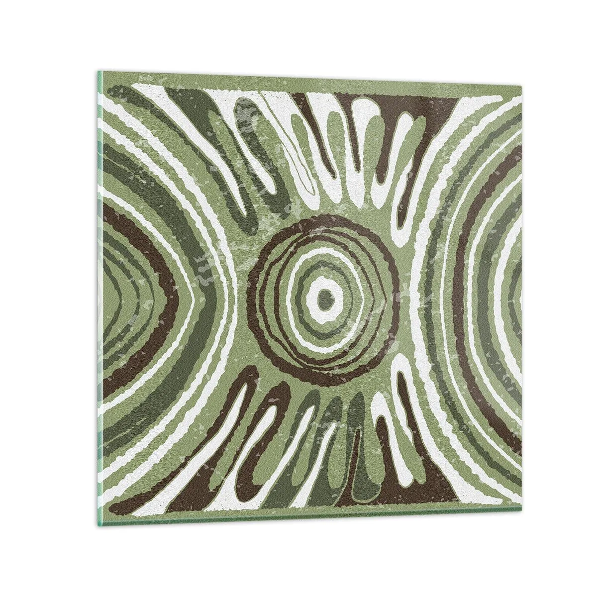 Tablou pe sticlă - Explozie de emoții - 70x70 cm