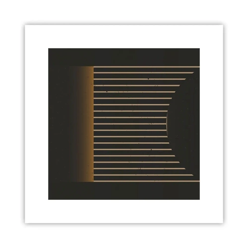 Poster - Explorați întunericul - 30x30 cm