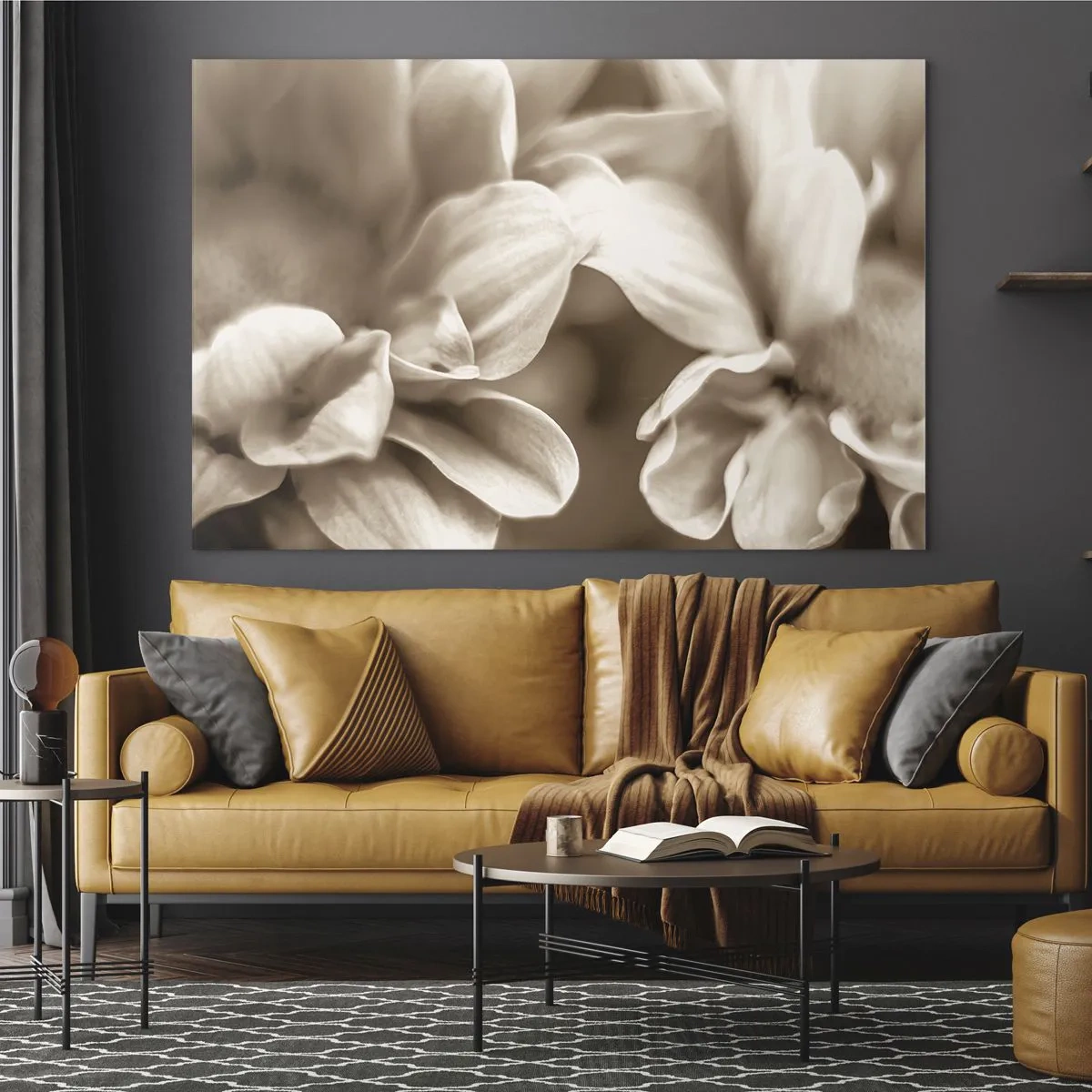 Tablou pe sticlă - Blânde ca un zâmbet - 120x80 cm