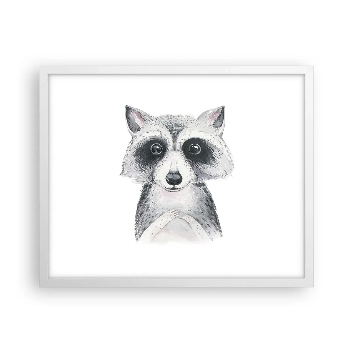 Poster în ramă albă - Un moment pentru emoții - 50x40 cm