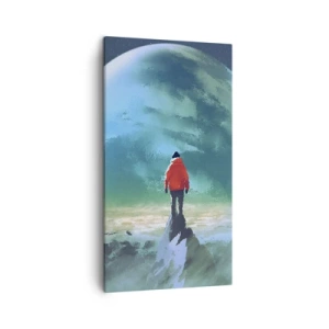 Tablou pe pânză - Descoperitorul unui nou ținut - 45x80 cm