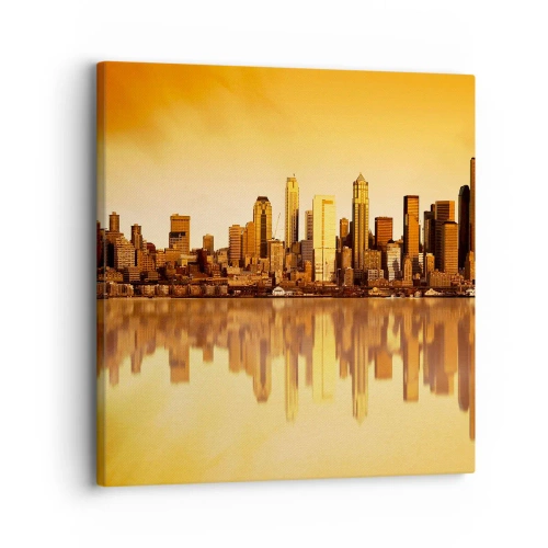 Tablou pe pânză - Liniștea metropolei - 30x30 cm