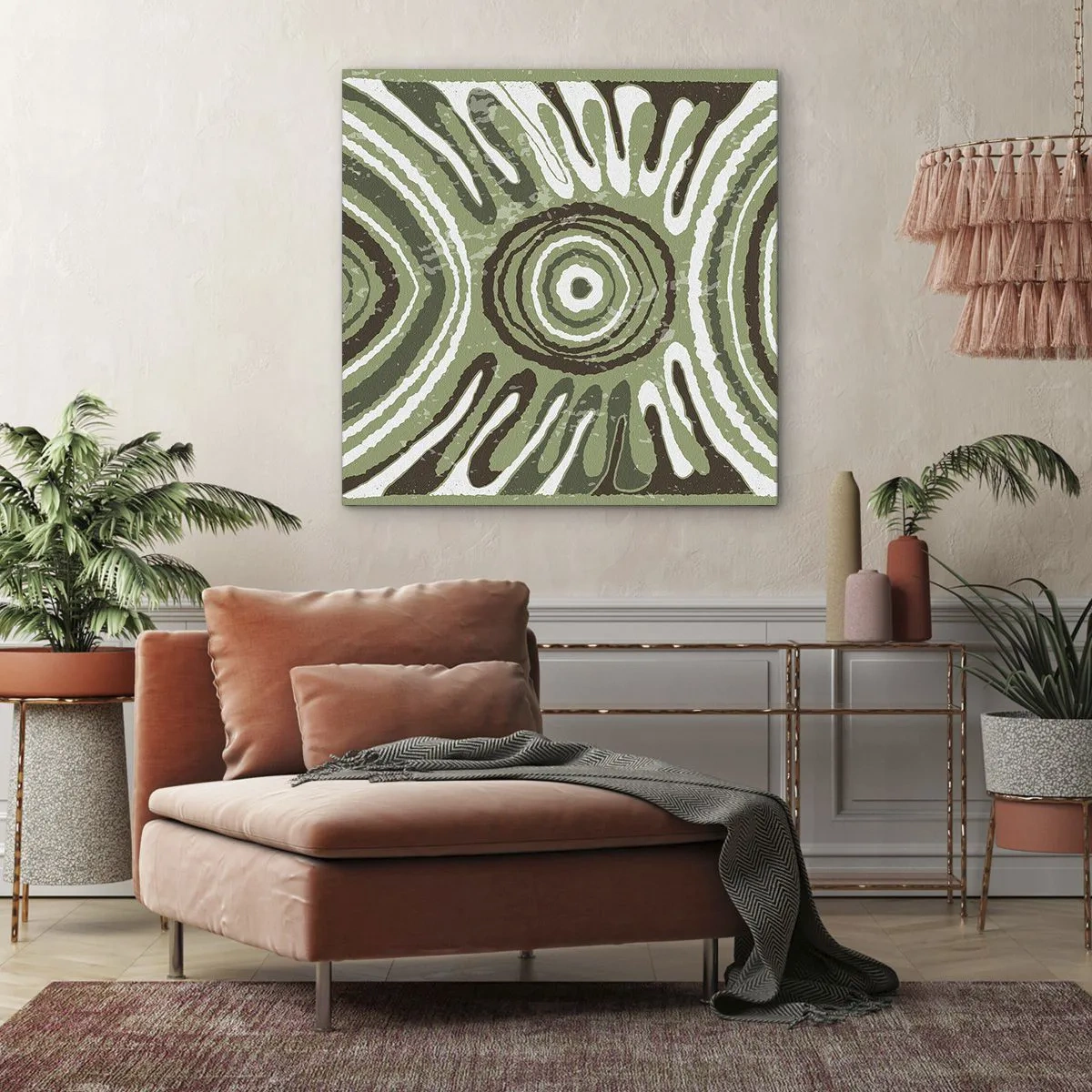 Tablou pe pânză - Explozie de emoții - 70x70 cm