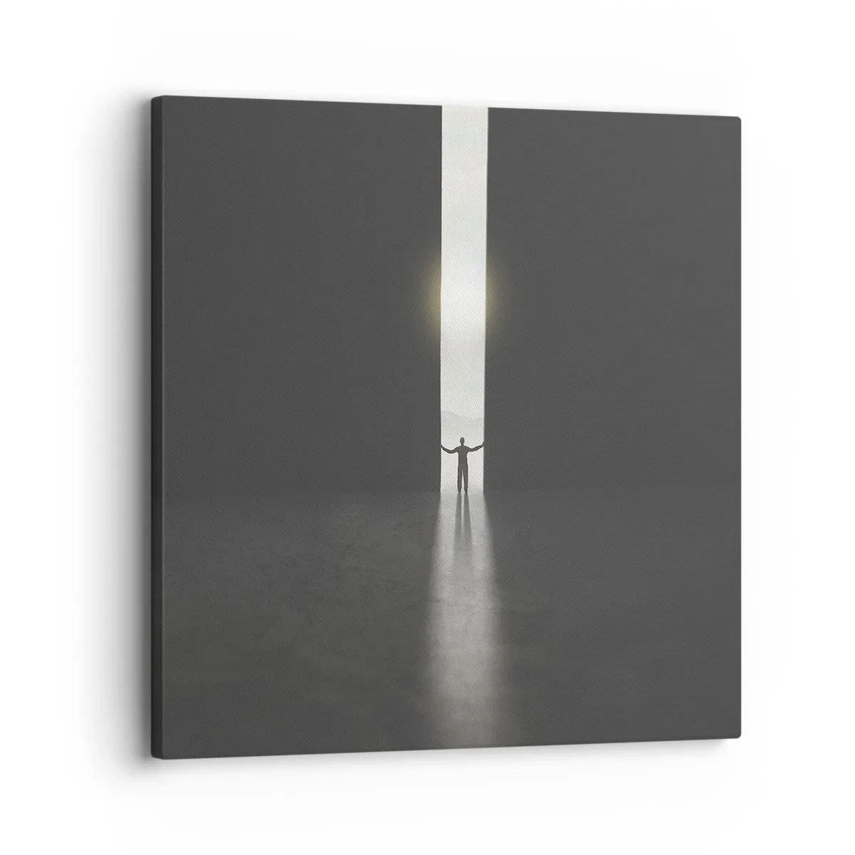 Tablou pe pânză - Un pas spre un viitor luminos - 30x30 cm