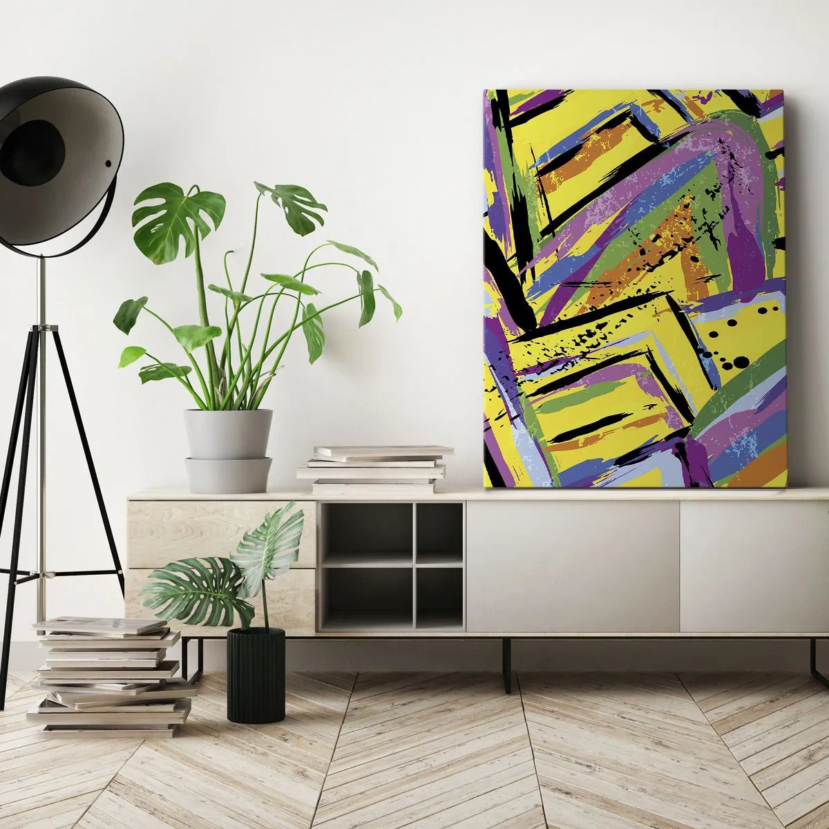 Tablou pe pânză - Strigă de bucurie - 50x70 cm