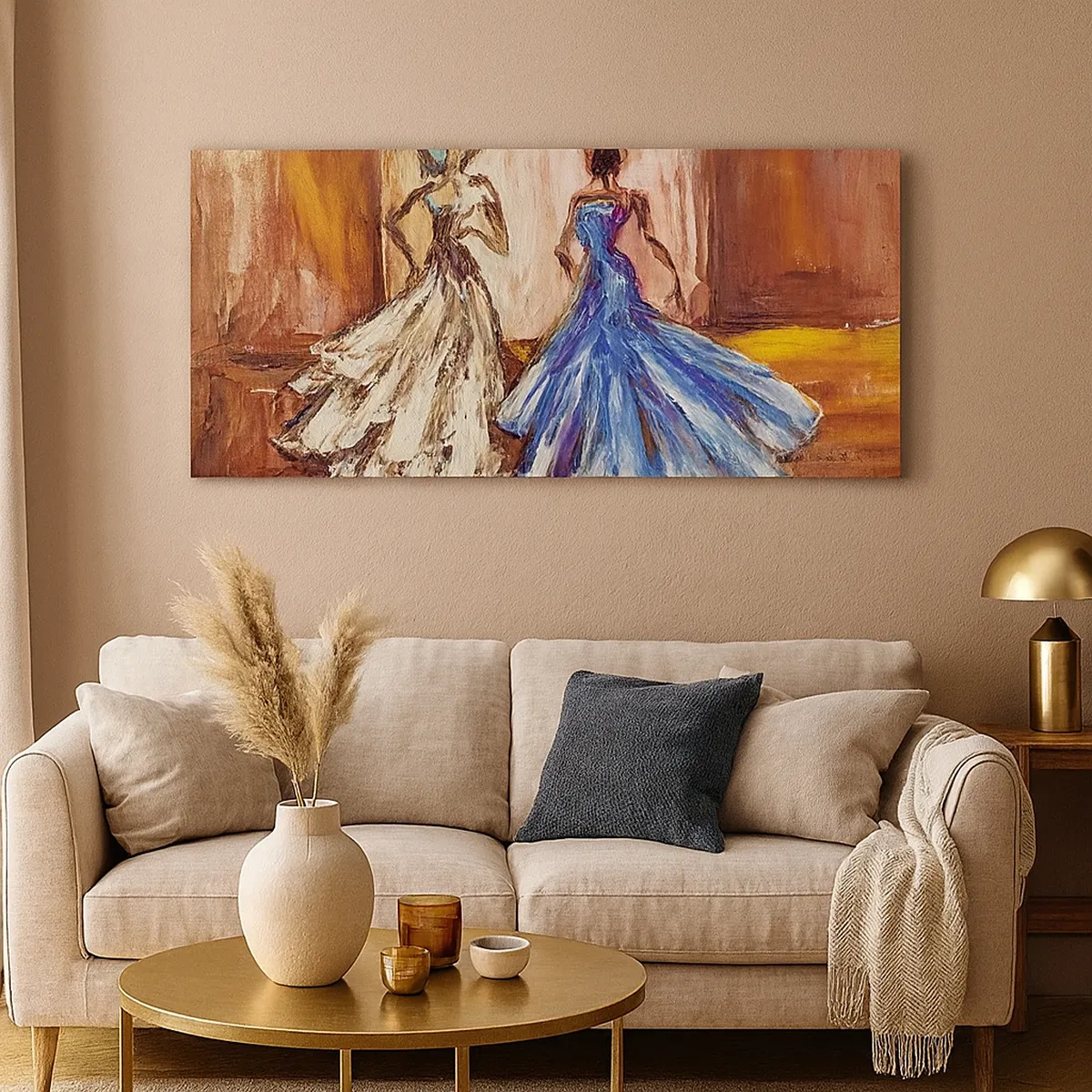 Tablou pe pânză - Duetul fermecător - 30x30 cm