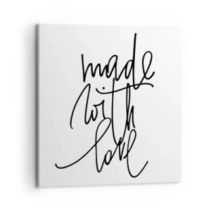 Tablou pe pânză - Cel mai bun brand - 60x60 cm