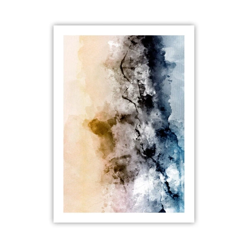 Poster - Scufundate într-un vârtej de ceață - 50x70 cm