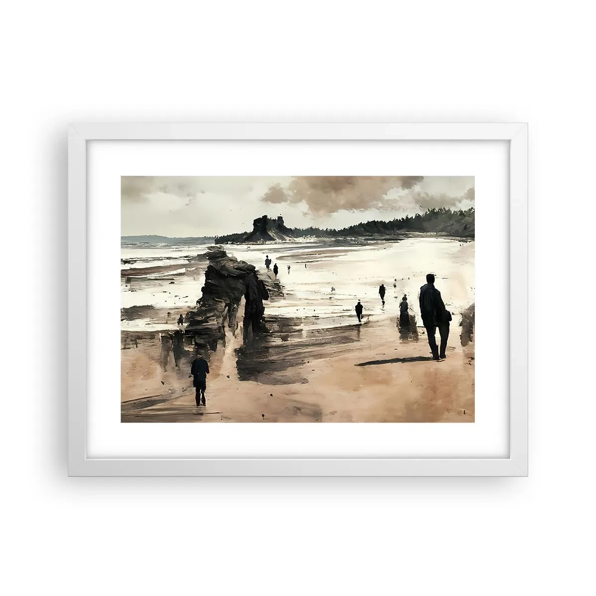 Poster în ramă albă - Reamintiți - 40x30 cm