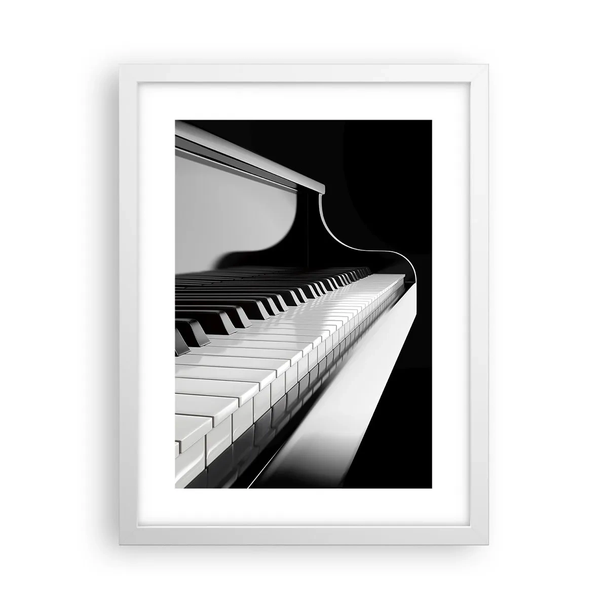 Poster în ramă albă - Armonia formelor și a culorilor - 30x40 cm