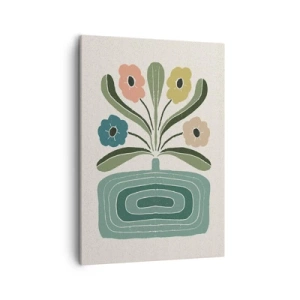 Tablou pe pânză - Buchet simetric - 50x70 cm