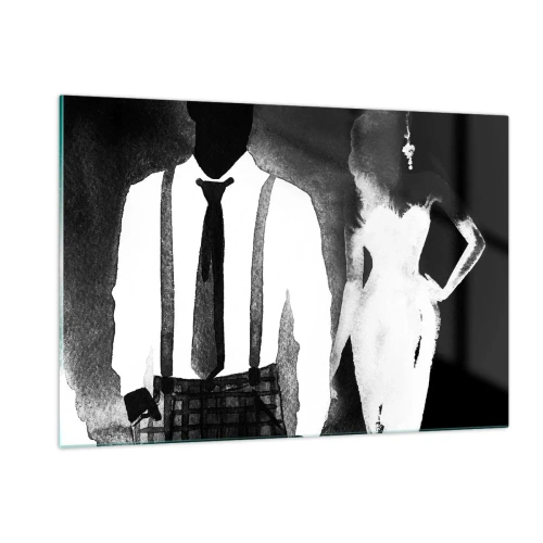 Tablou pe sticlă - Într-o atmosferă noir - 120x80 cm