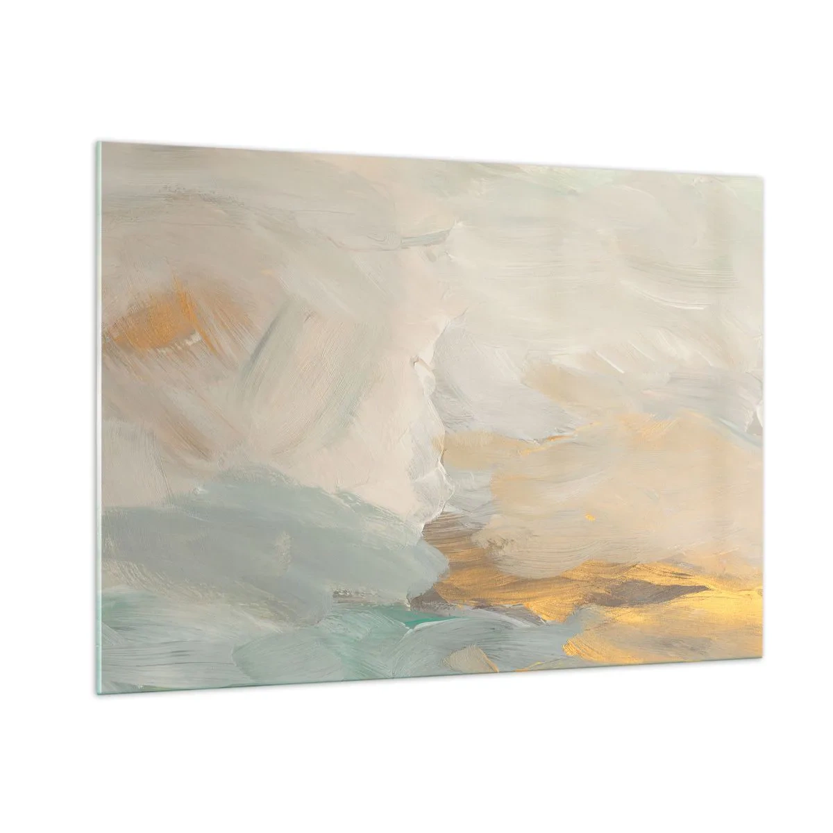 Tablou pe sticlă - Abstracție - lumea blândeții - 100x70 cm