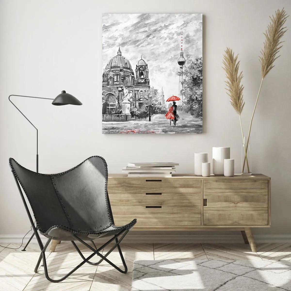 Tablou pe sticlă - Reuniune în Berlin - 50x70 cm