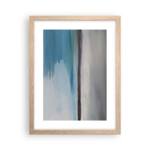 Poster în ramă de stejar deschis - Peisaj orizontal - 30x40 cm