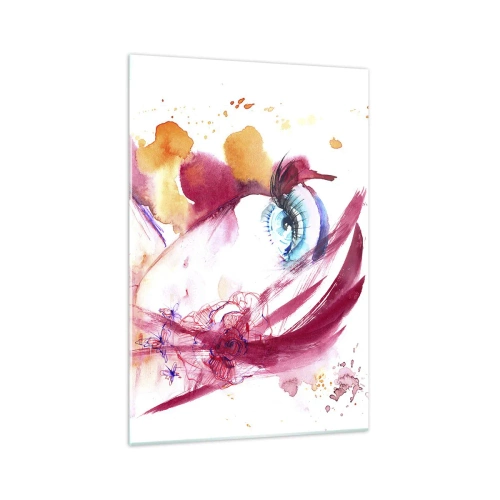 Tablou pe sticlă - În apropiere, lumea înflorește - 70x100 cm