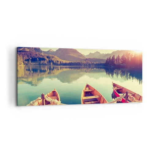 Tablou pe pânză - Pentru a trăi după legile sale - 100x40 cm