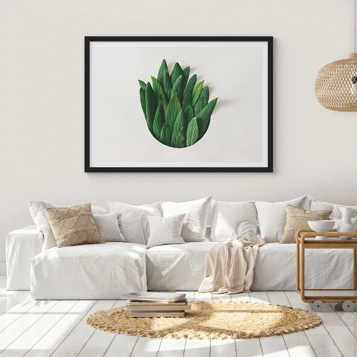 Poster în ramă neagră - Curiozitatea nestăvilită - 50x40 cm