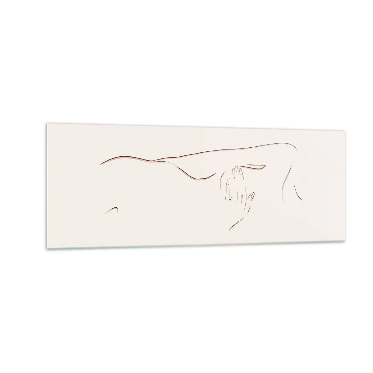Tablou pe sticlă - Forma dorinței - 140x50 cm
