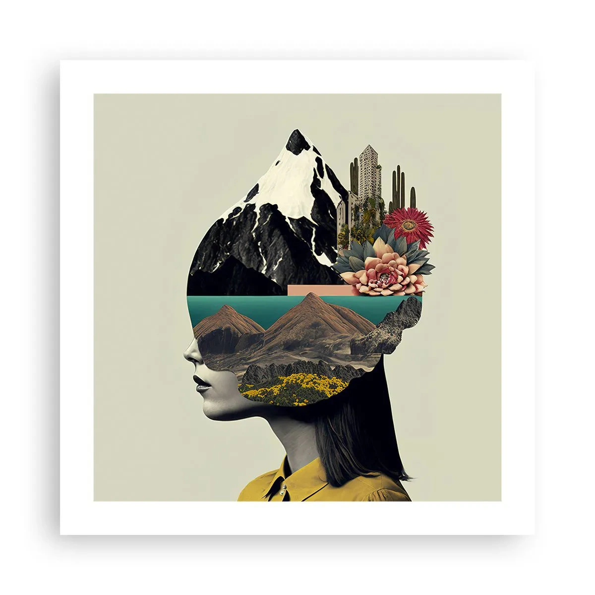 Poster - Femeia - întotdeauna un mister - 50x50 cm