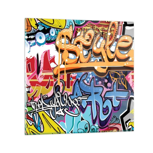 Tablou pe sticlă - Picturi murale, picturi murale... - 60x60 cm