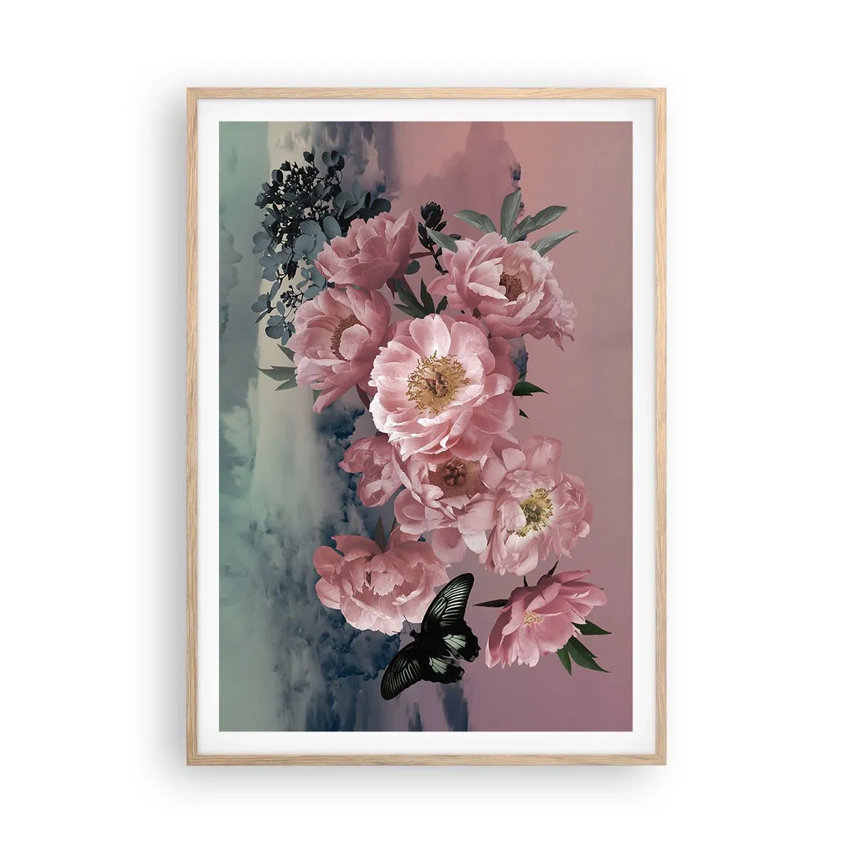 Poster în ramă de stejar deschis - Apogeul romantismului - 70x100 cm