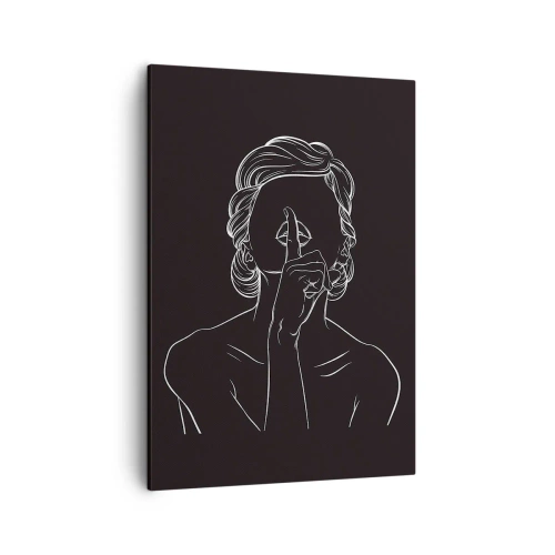 Tablou pe pânză - Frumusețea înflorește în tăcere - 50x70 cm