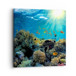 Tablou pe pânză - Comori subacvatice - 40x40 cm